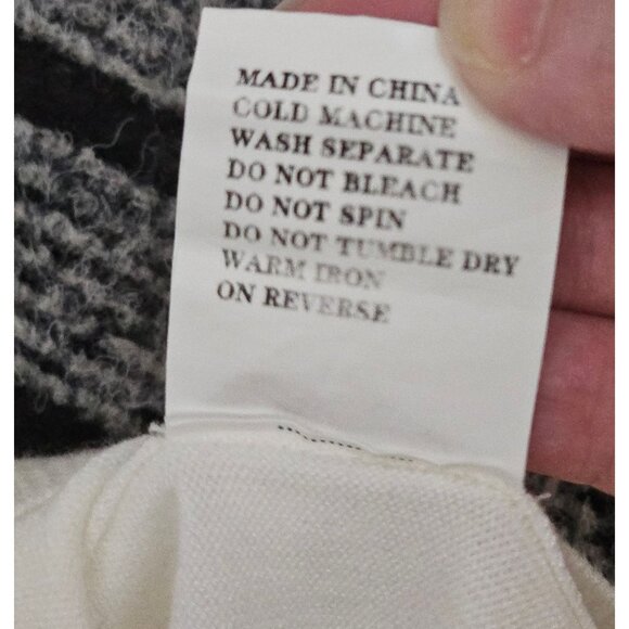 French Mason Turtleneck Sweater, White, Size 5 - Picture 5 of 8